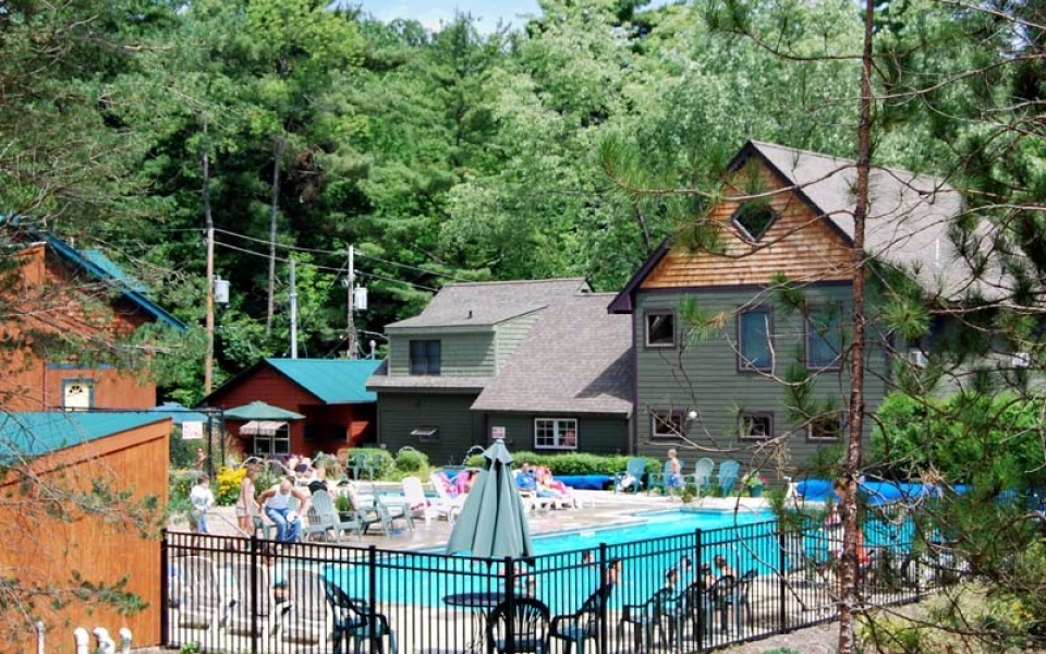 Pool at Adirondack Camping Village