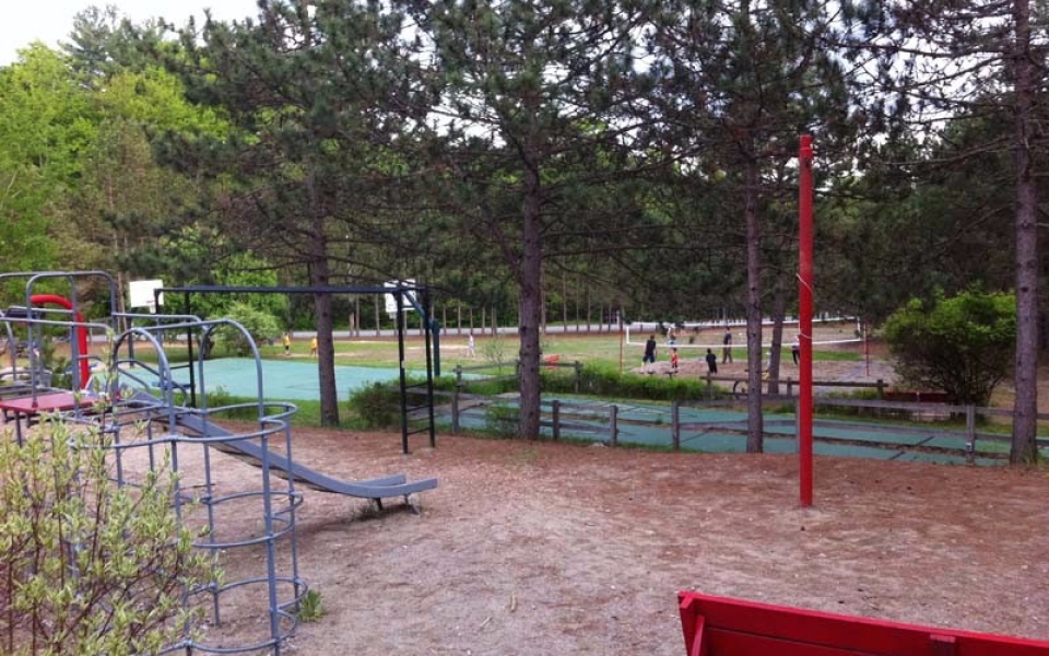 Playground at Adirondack Camping Village