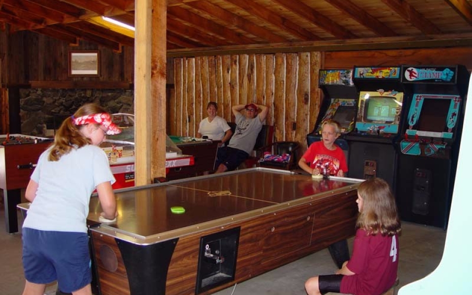 Kids Playing at Adirondack Camping Village