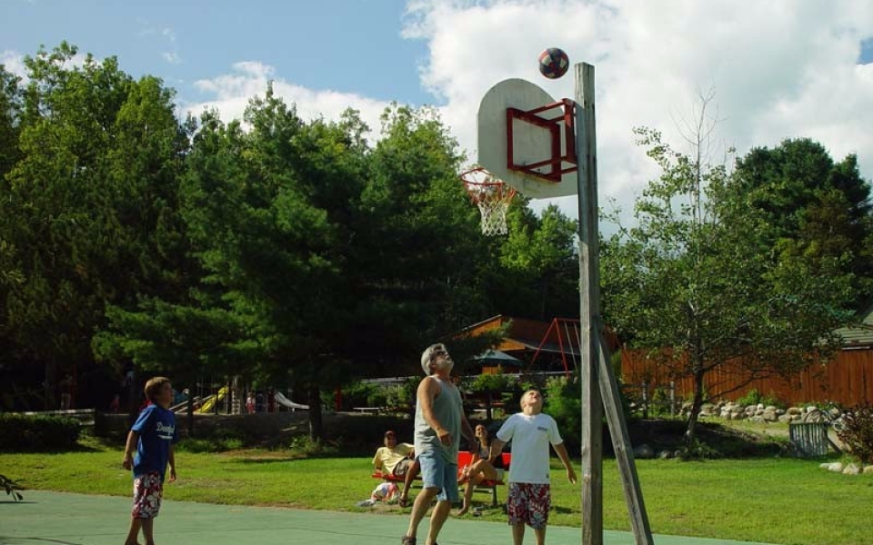 Basketball at Adirondack Camping Village